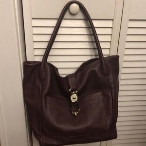 Dooney & Bourke Belvedere Logo Lock Tote